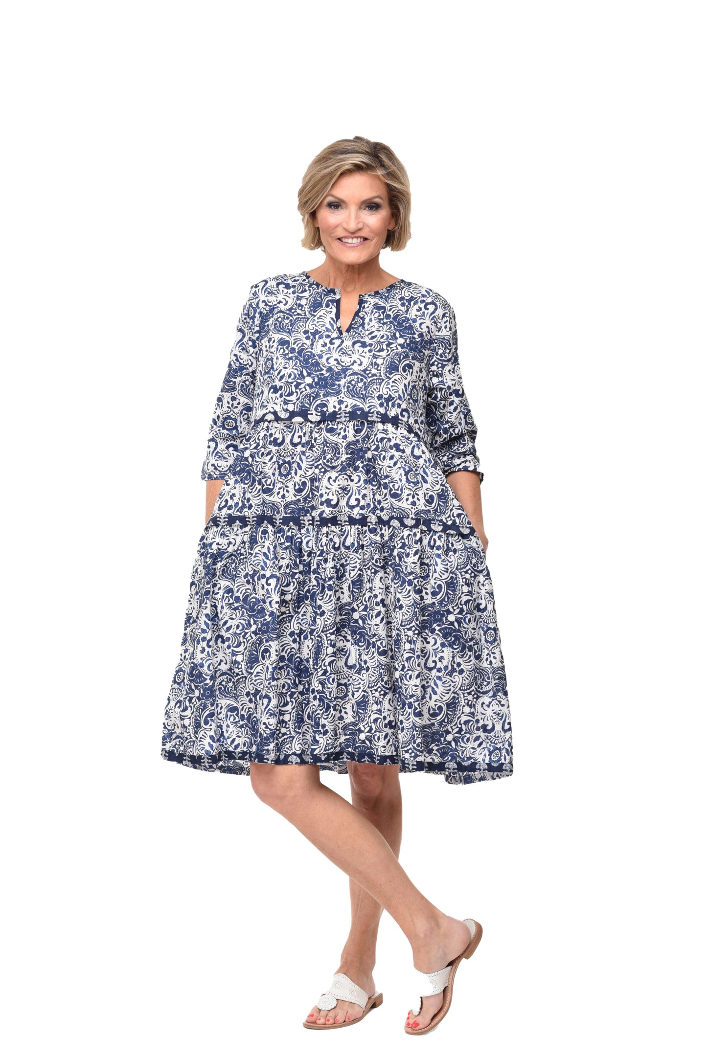 CV1109 Hayley Dress in Huron