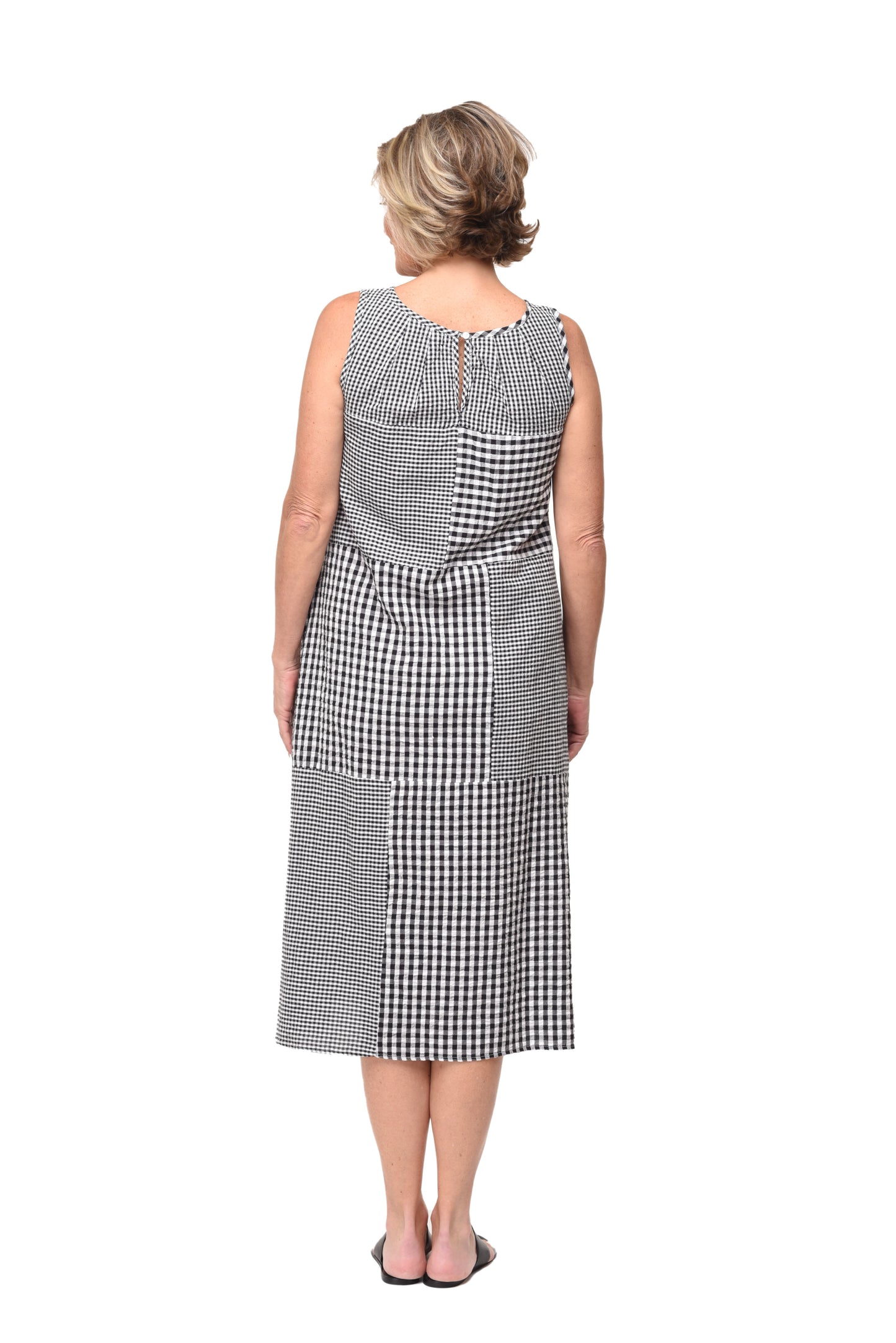 FINAL SALE CV1100 Bridgit Dress in Indy Check*