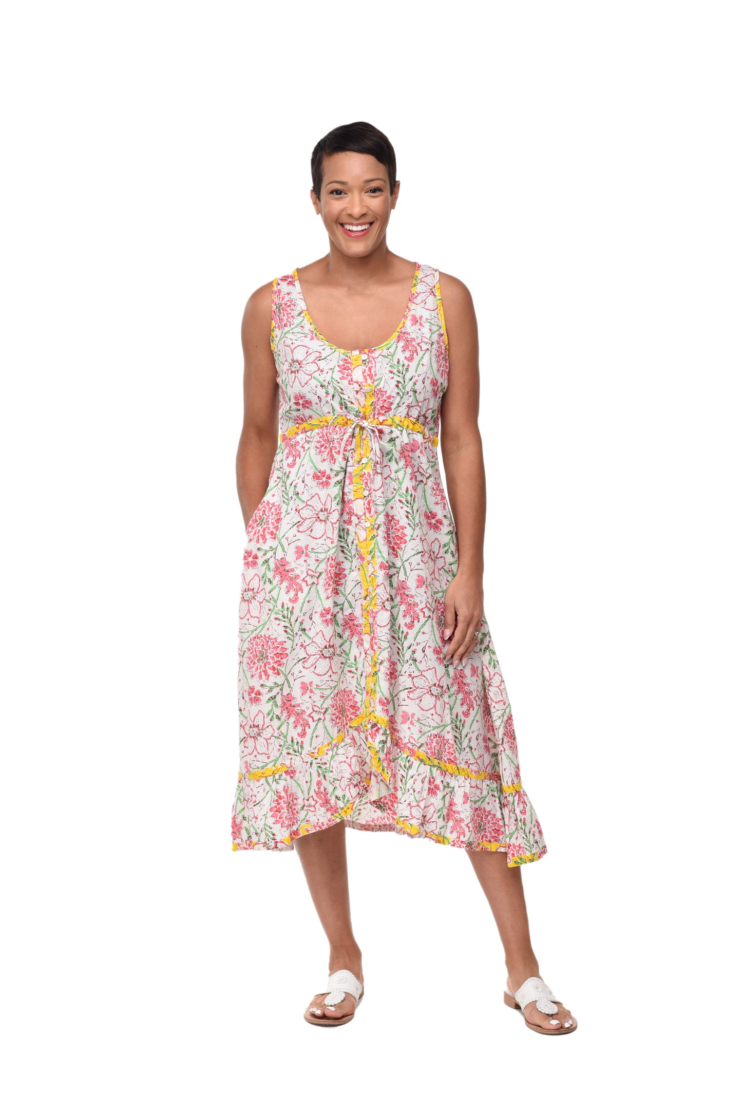 FINAL SALE CV1101 Abigail Dress in Paradise*