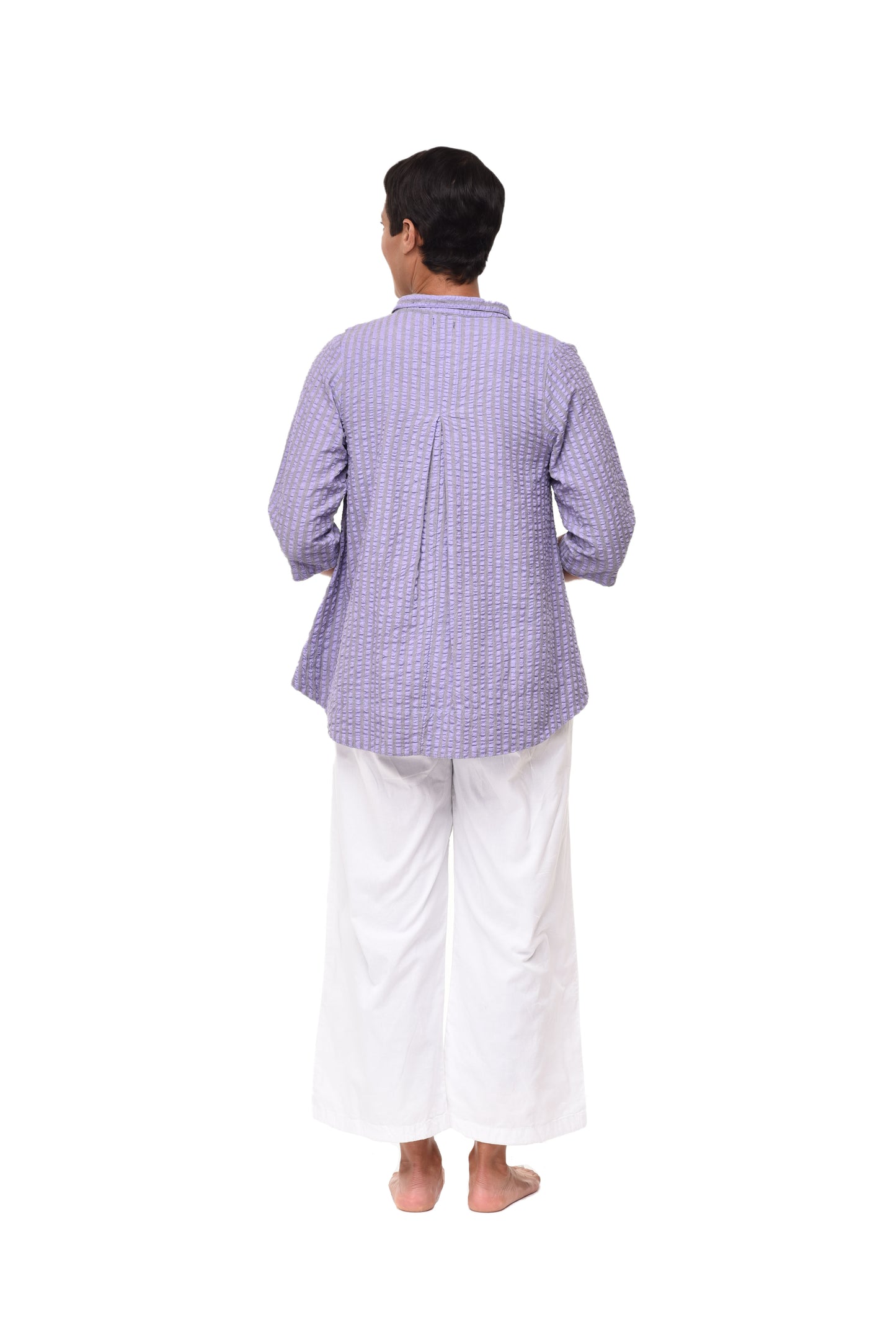 FINAL SALE CV855 Grayson Top in Sully Seersucker Stripe*