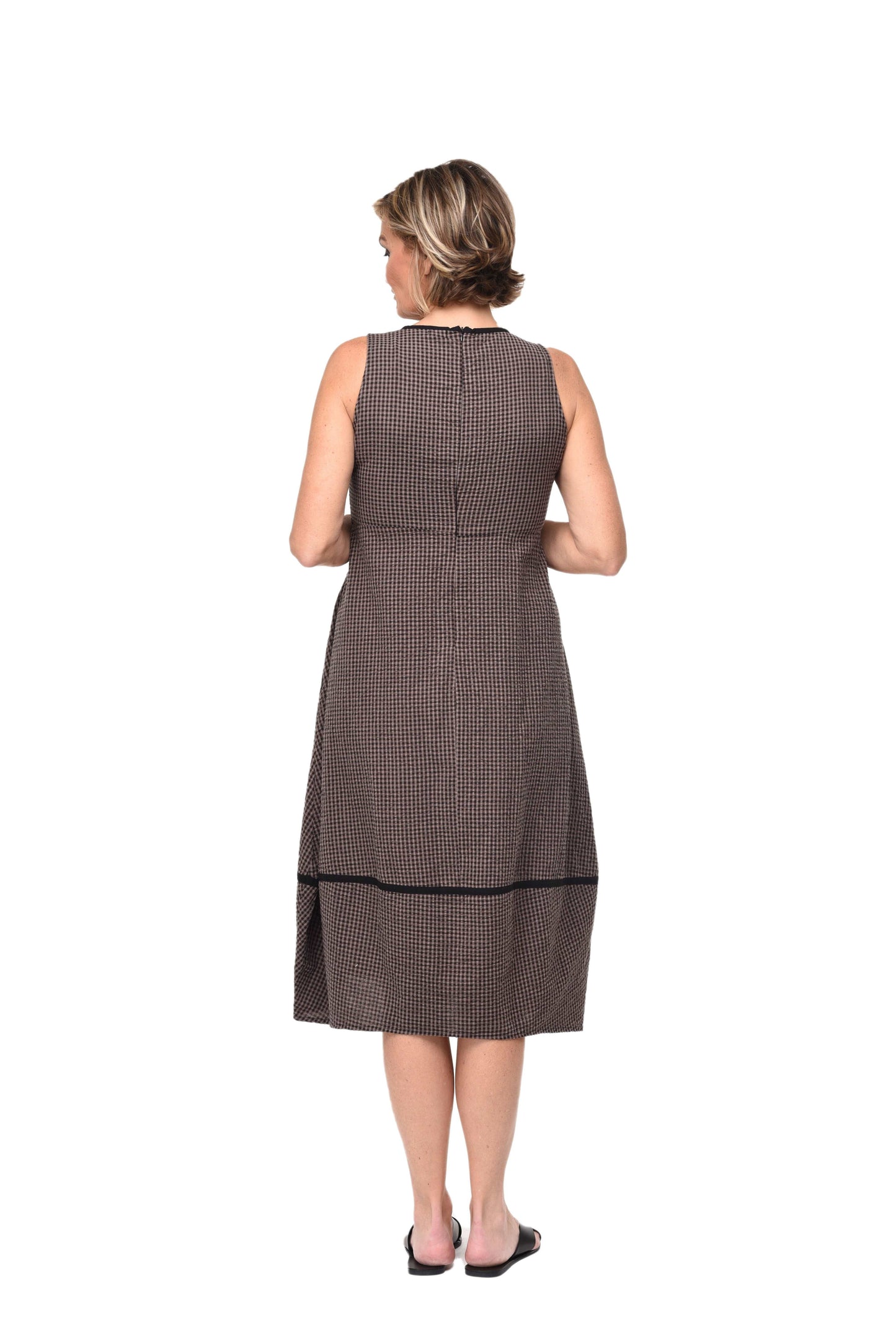 CV1088 Patton Dress in Little Thompson Check*