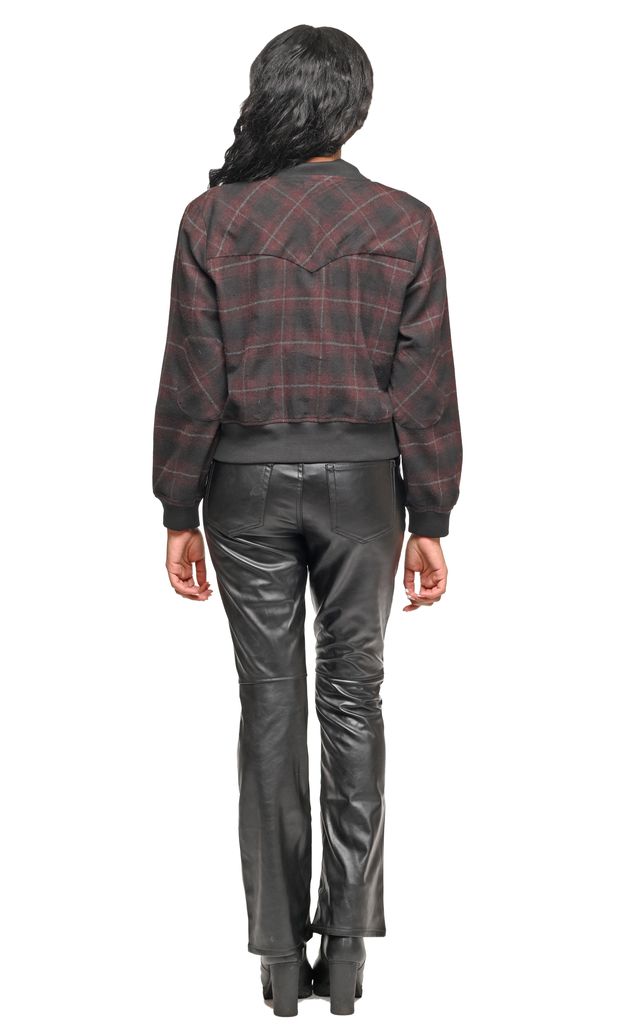 CV1226 Bobbi Bomber Jacket in Stockholm Flannel*