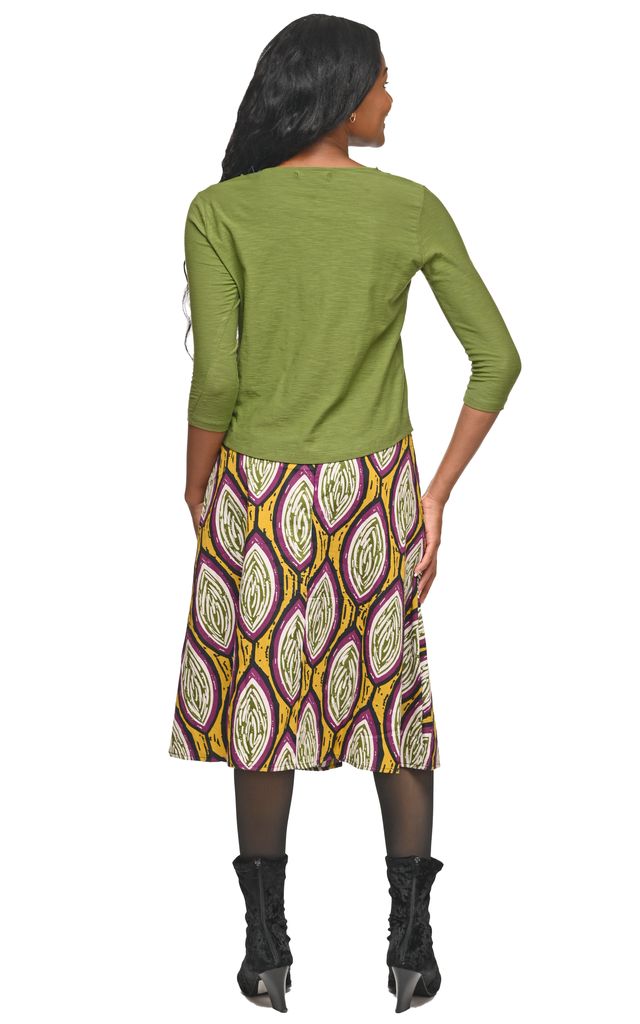CV1189 Sloane Skirt in Almonds