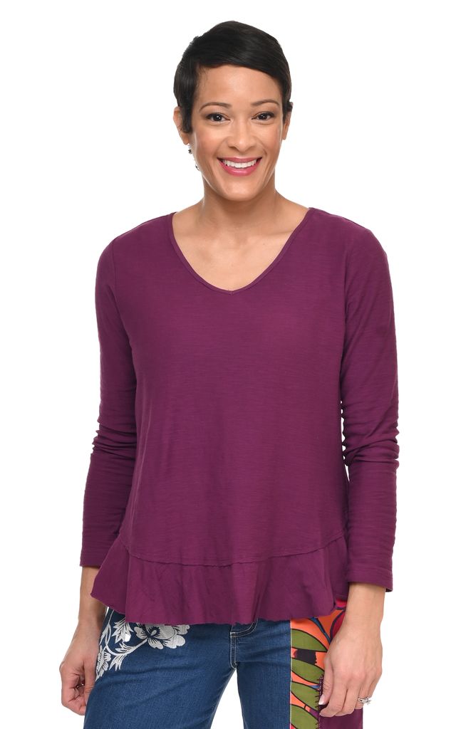 CS112 Jolie Top in Mulberry*