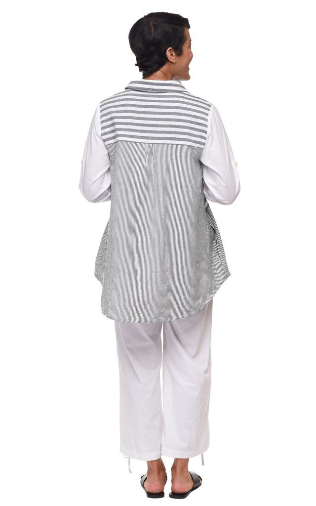 FINAL SALE CV1178 Cooper Top in Ticking Stripe*