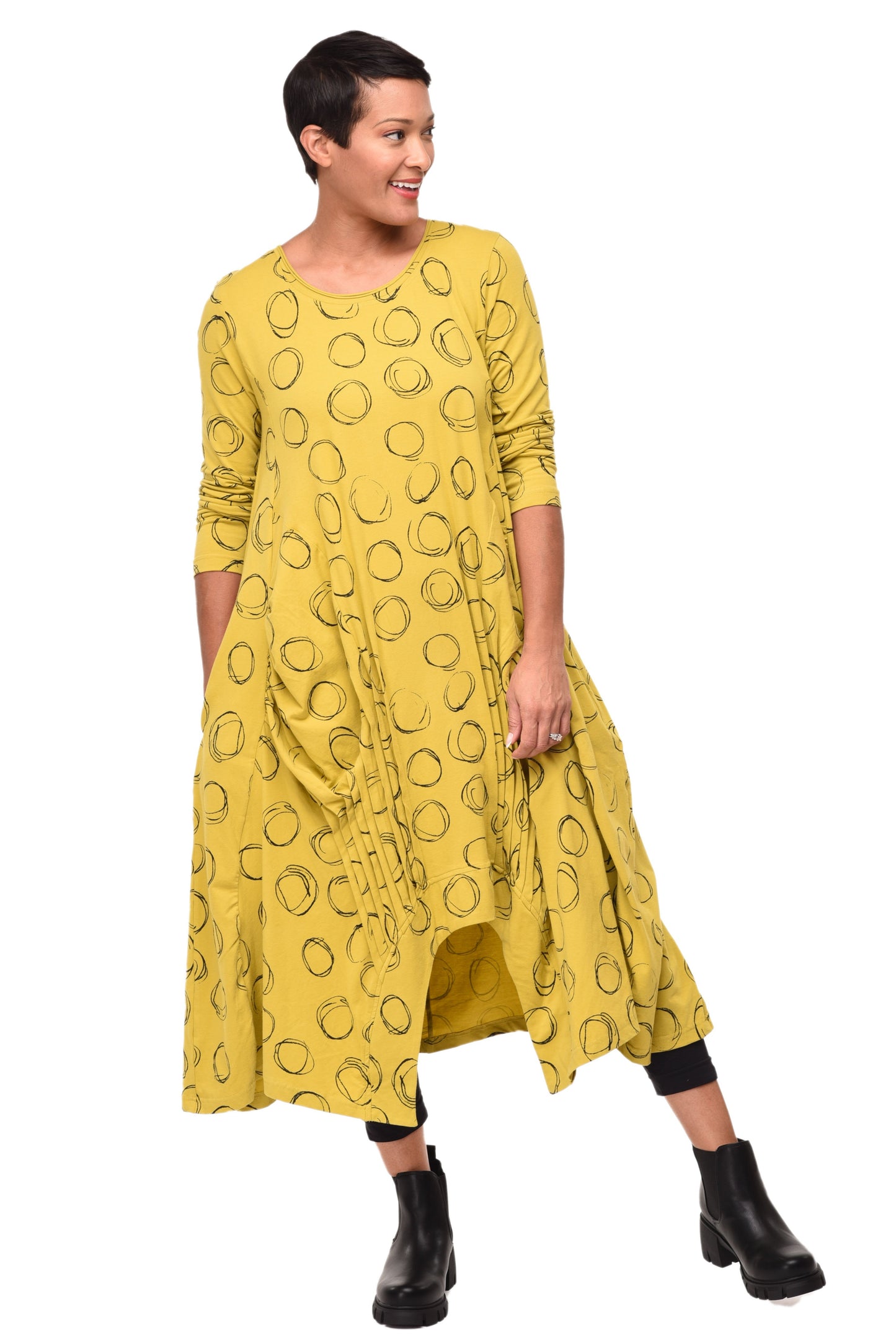 FINAL SALE L49 Lexi Dress in Moss Orbit*
