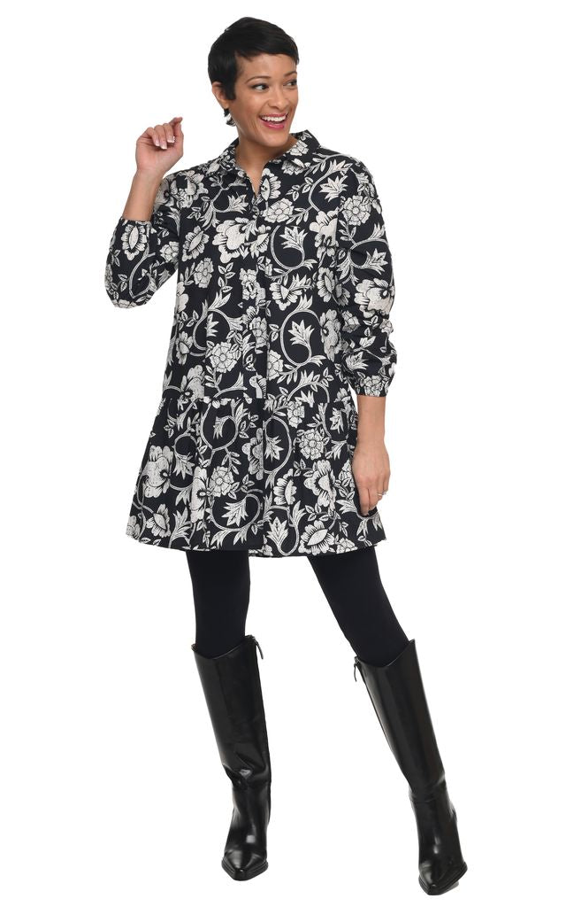 CV1191 Arbor Dress in Harvest Floral*