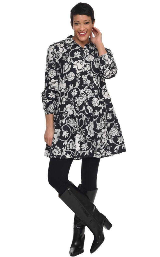 CV1191 Arbor Dress in Harvest Floral*