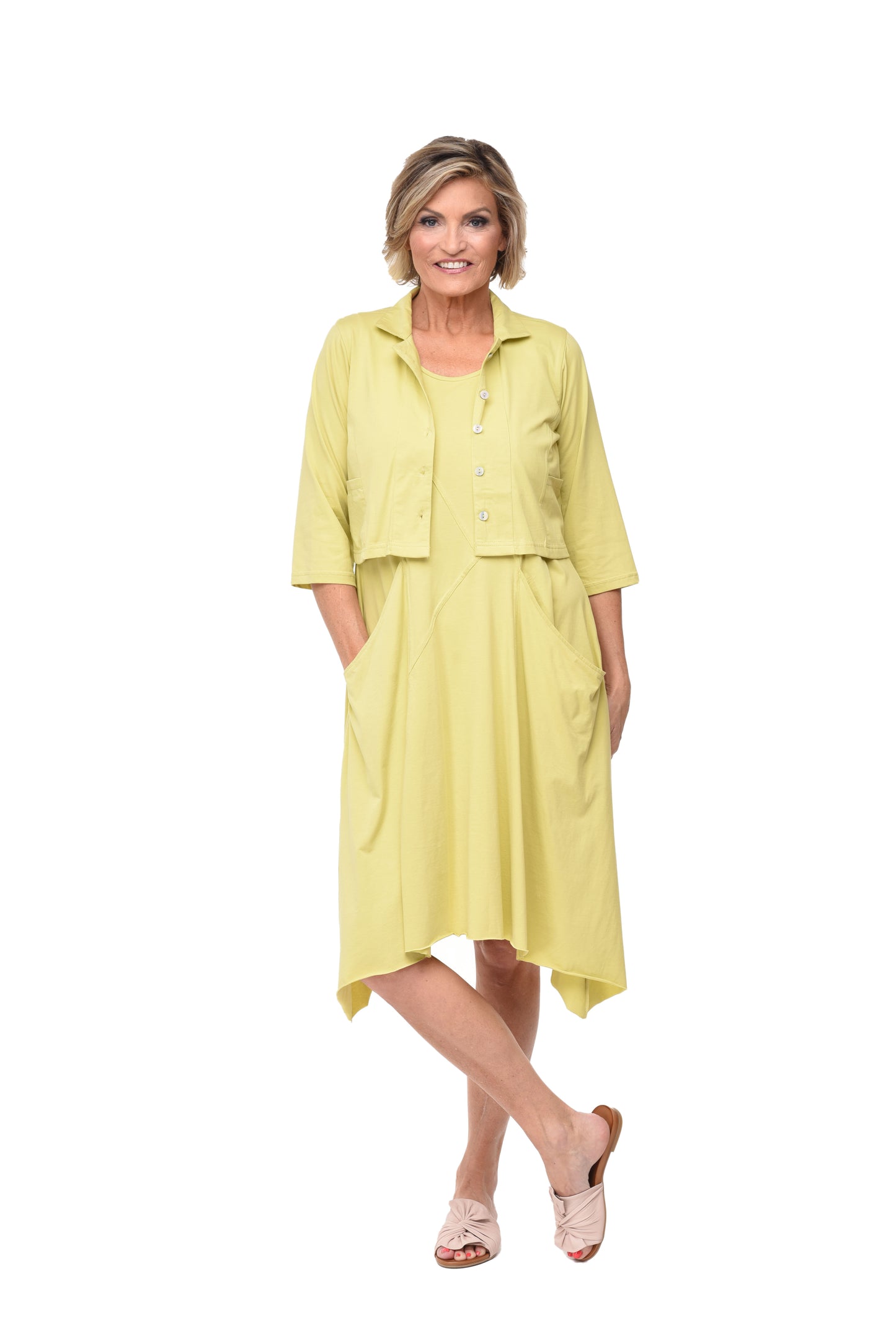 FINAL SALE L503 Parker Jacket Top in Lime*