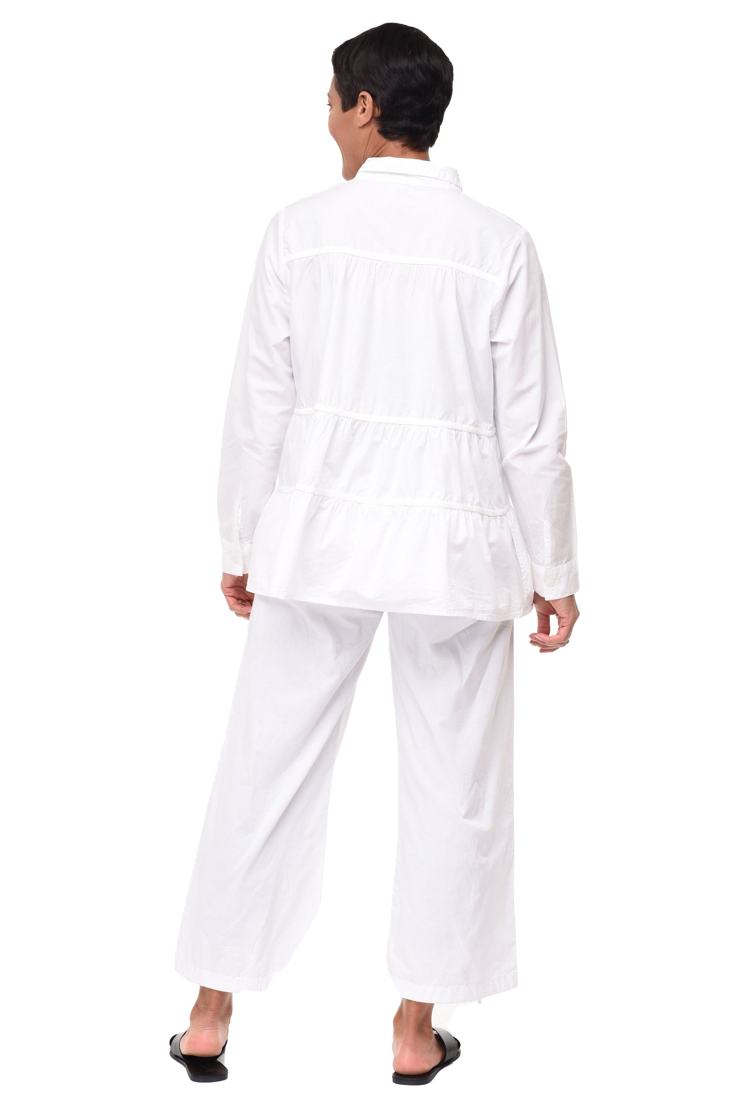 FINAL SALE CV36 Alix Button Down in White*