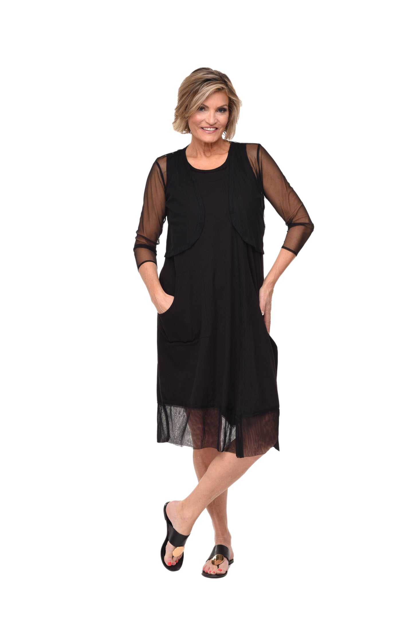 FINAL SALE L148 Senna Dress in Black*