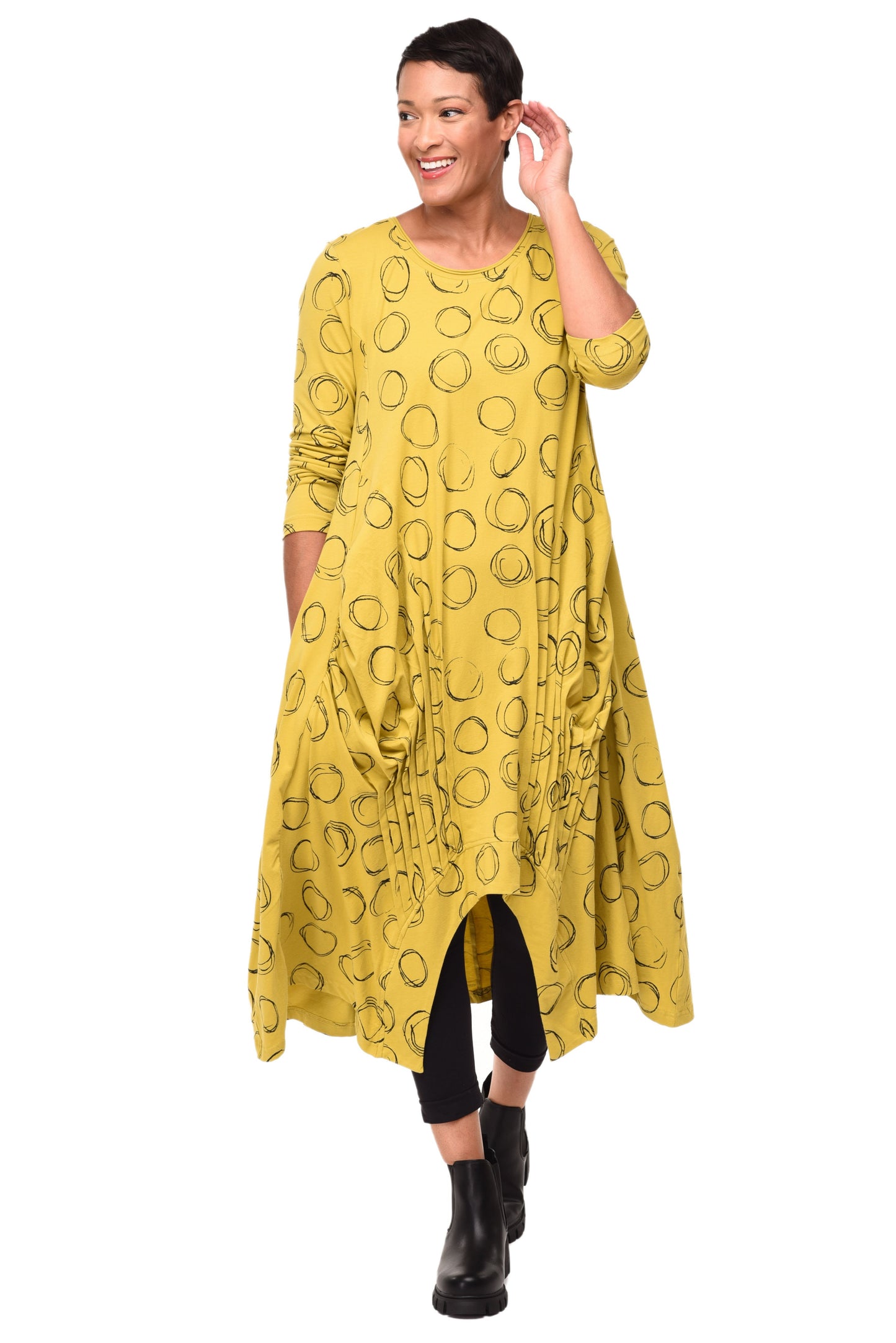 FINAL SALE L49 Lexi Dress in Moss Orbit*