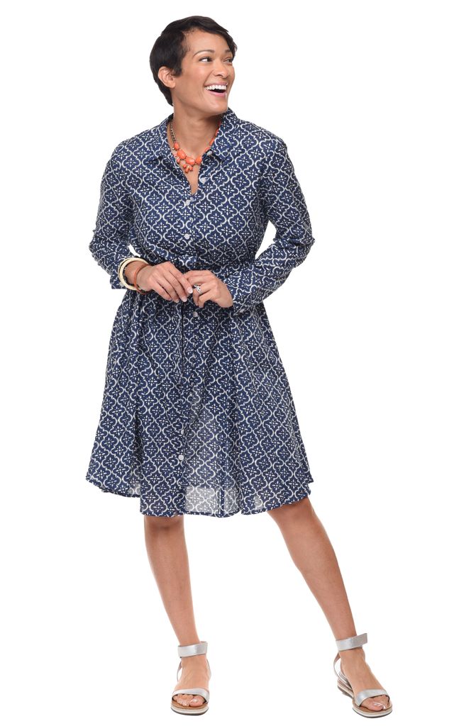 CV1042 Perrin Dress in Tile