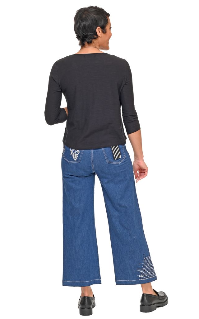 D517 Wylie Denim Pant with Harvest Floral*