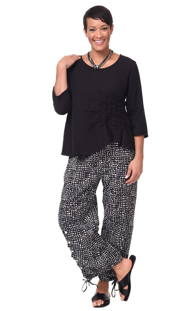 CV21 Scooter Pant in Black Dots