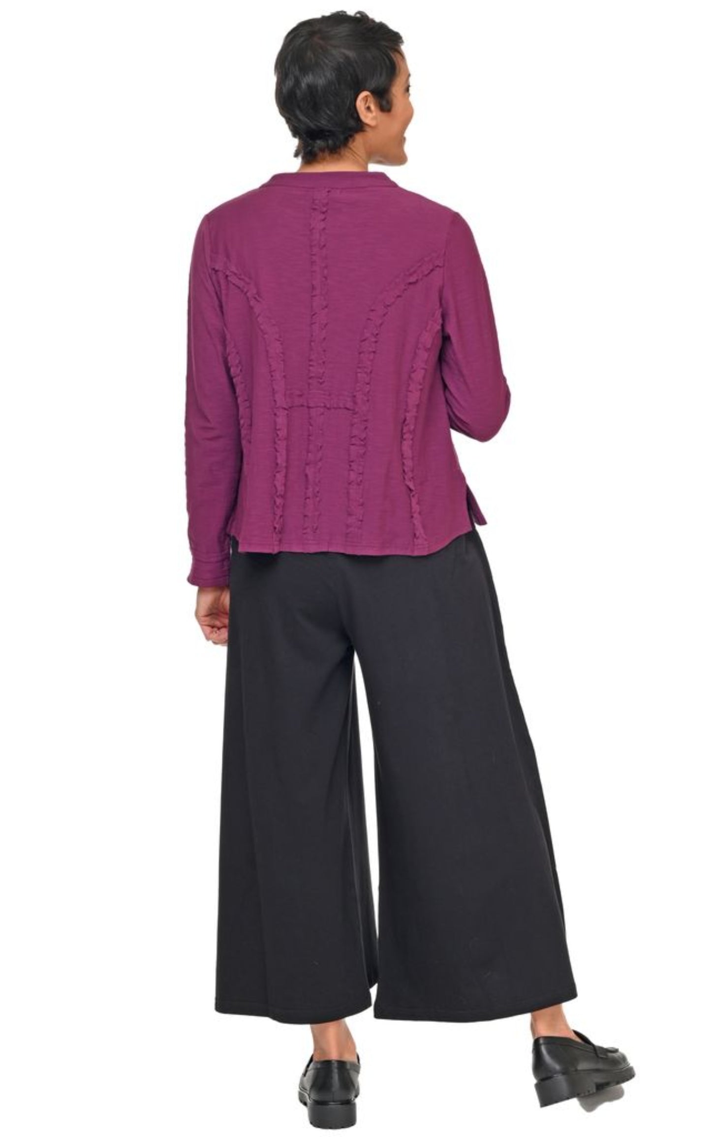 FINAL SALE CS124 Oliver Jacket in Mulberry*