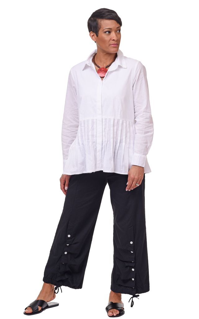 FINAL SALE CV1158 Gala Blouse in White*