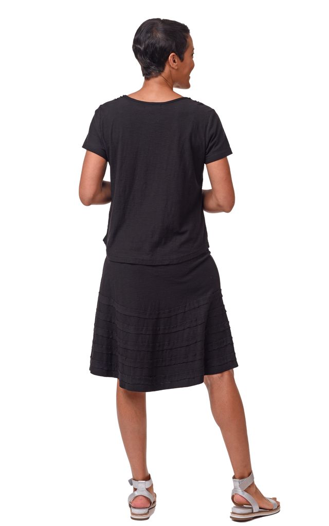 CS101 Button Tee in Black*