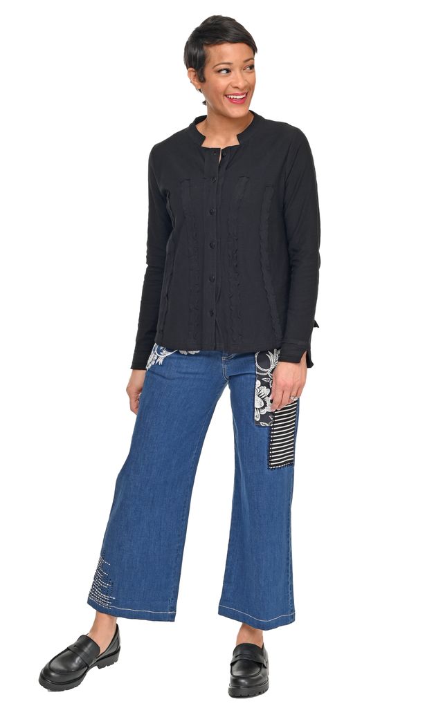 D517 Wylie Denim Pant with Harvest Floral*