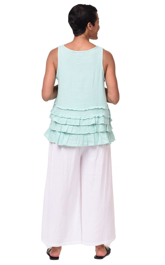 FINAL SALE VCG648 Cara Tank in Aqua*