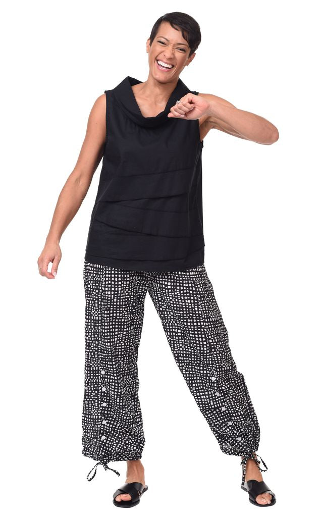 CV21 Scooter Pant in Black Dots