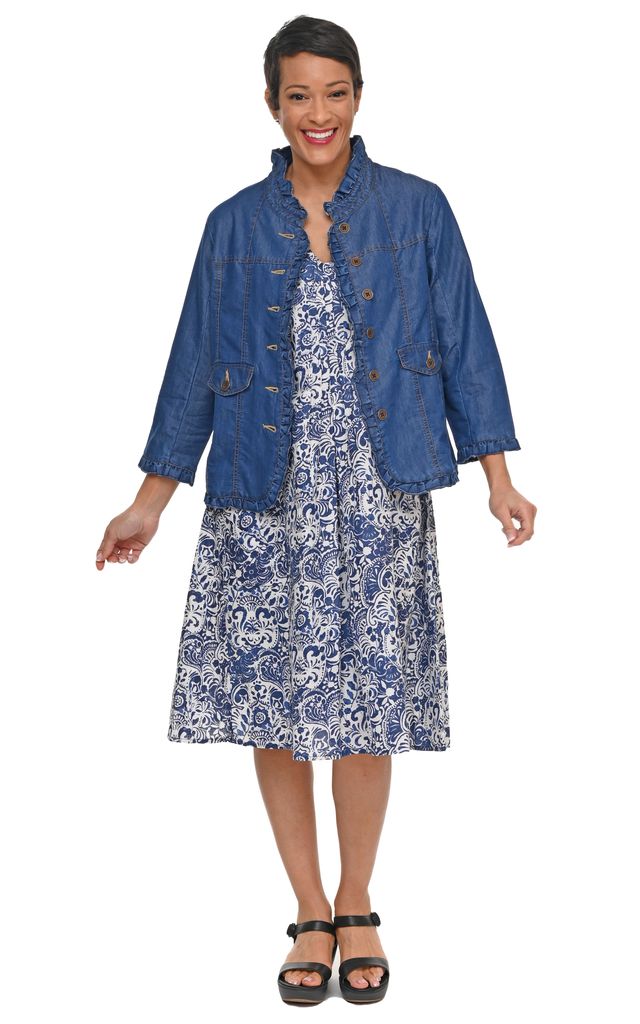 FINAL SALE CV656 Poppie Dress in Huron**