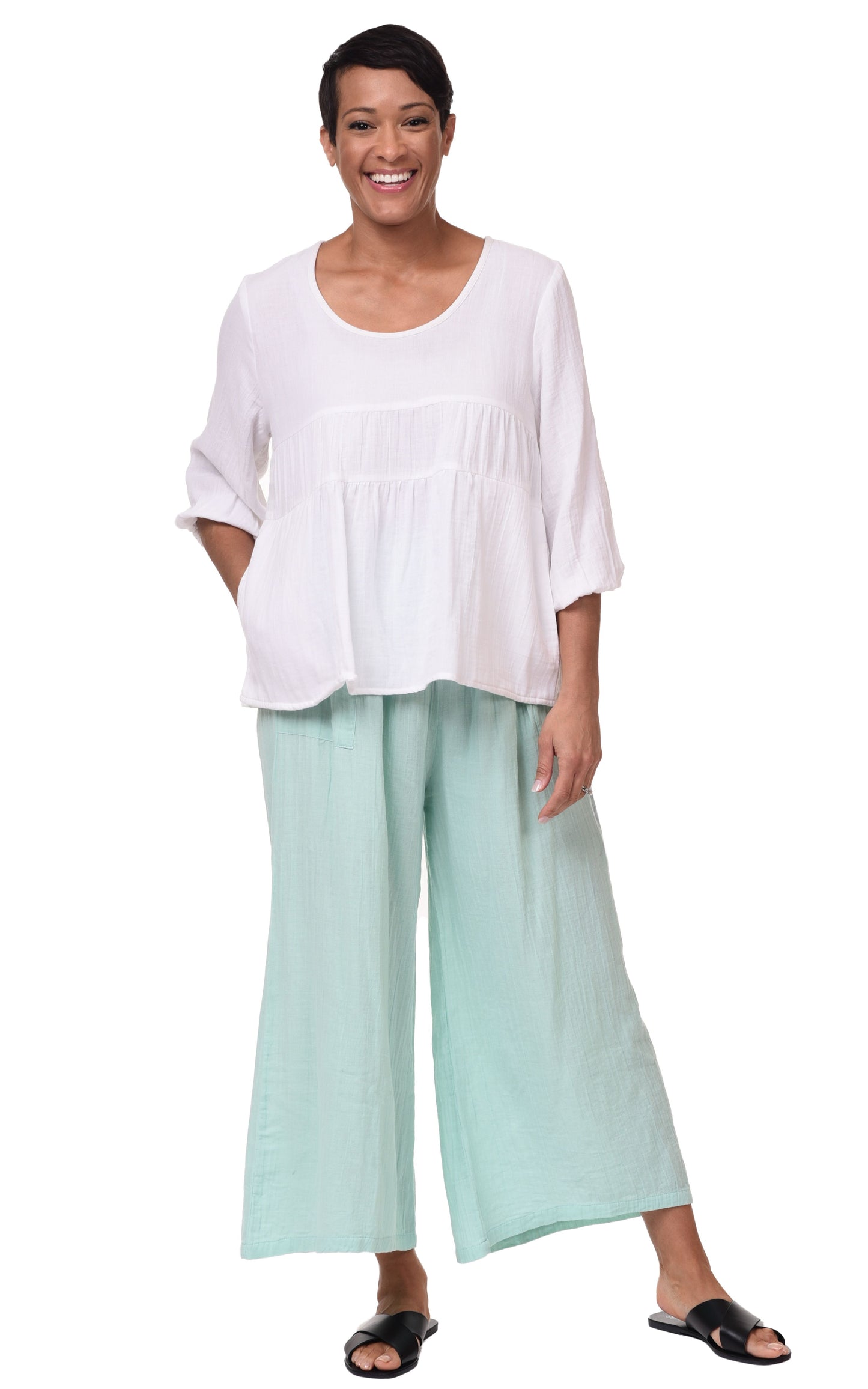 VCG645 Dove top in White*