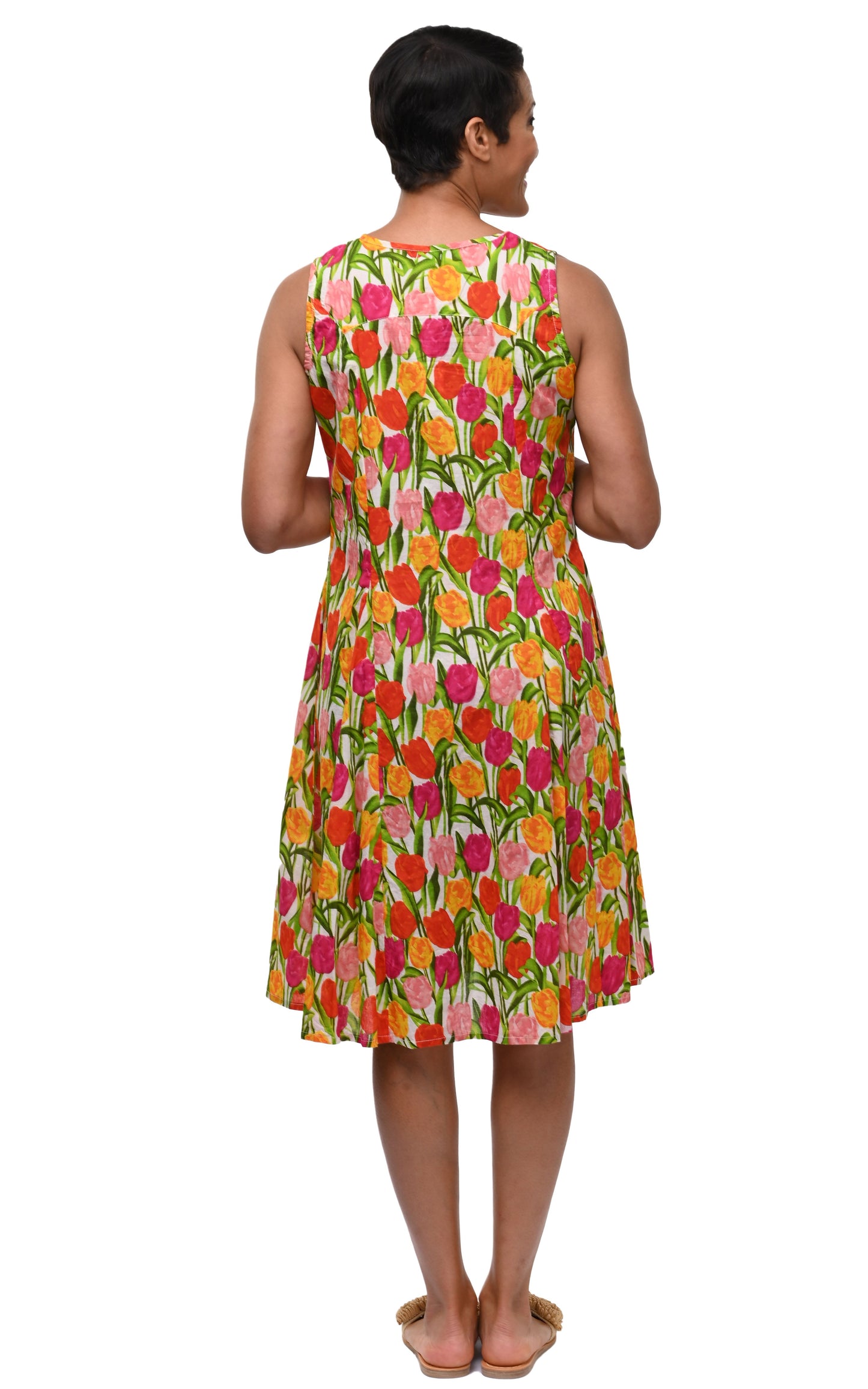 CV656 Poppie Dress in Tulips*