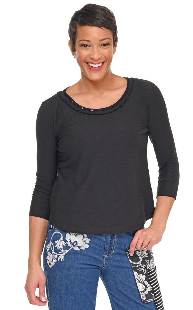 CS123 Bowen Top in Black*