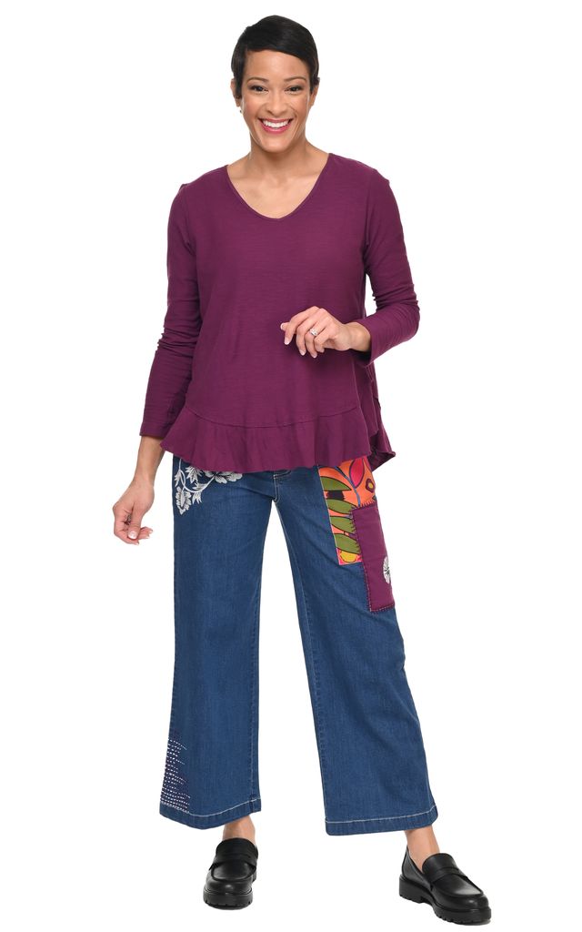 CS112 Jolie Top in Mulberry*