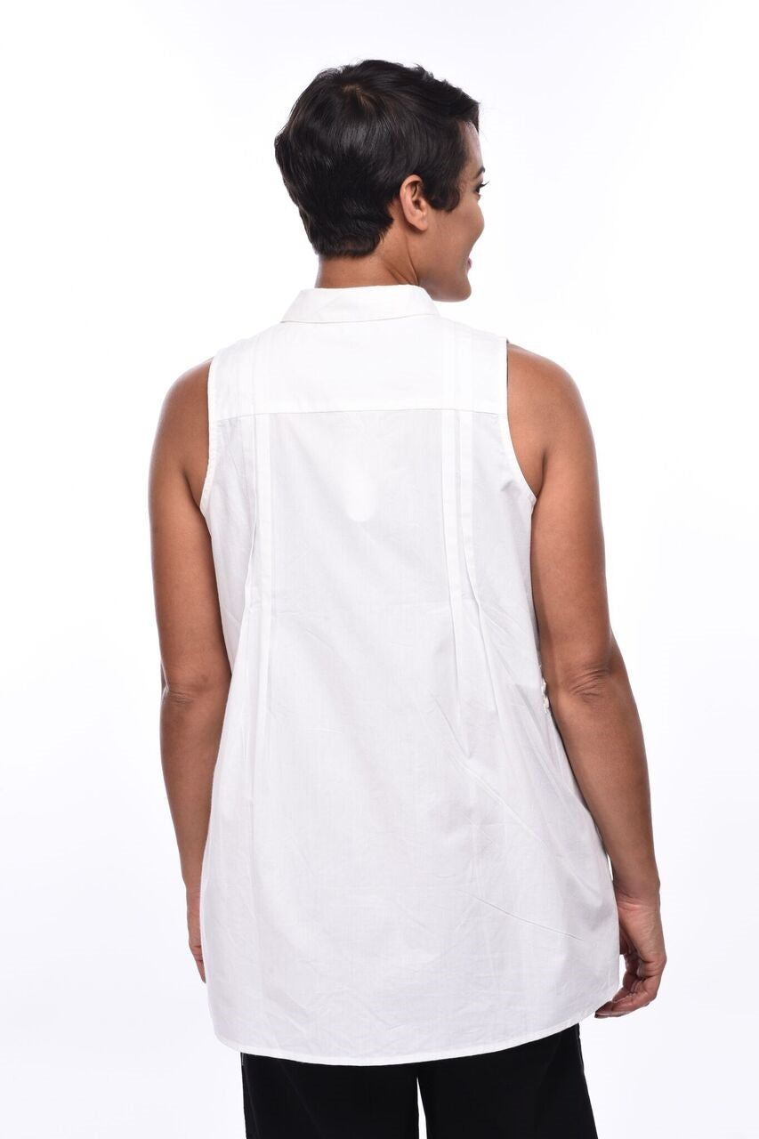 FINAL SALE CV466 Lucy Tank in White*