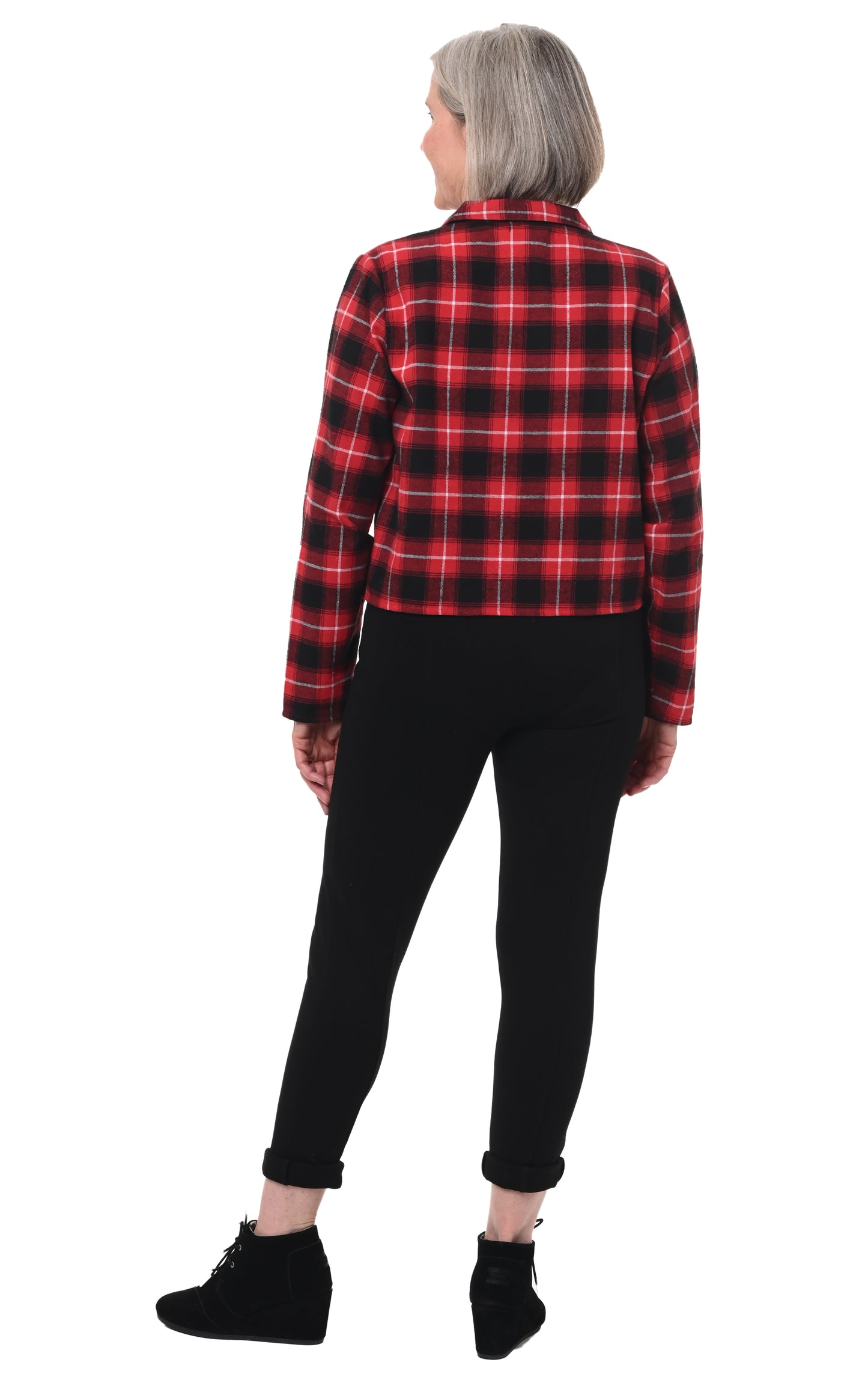 FINAL SALE CV1048 Minnie Jacket in Pembroke Flannel*