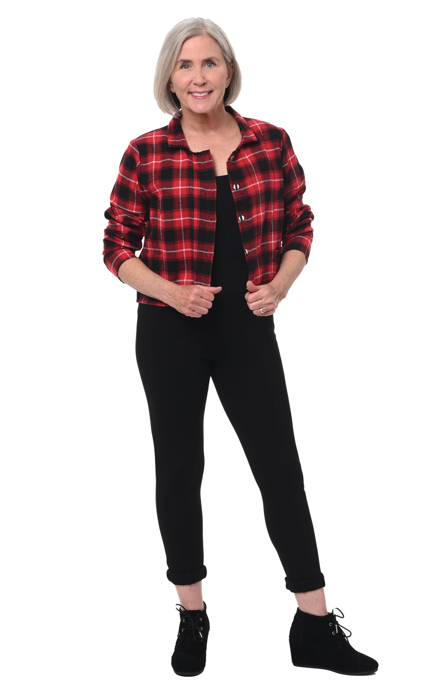 FINAL SALE CV1048 Minnie Jacket in Pembroke Flannel*