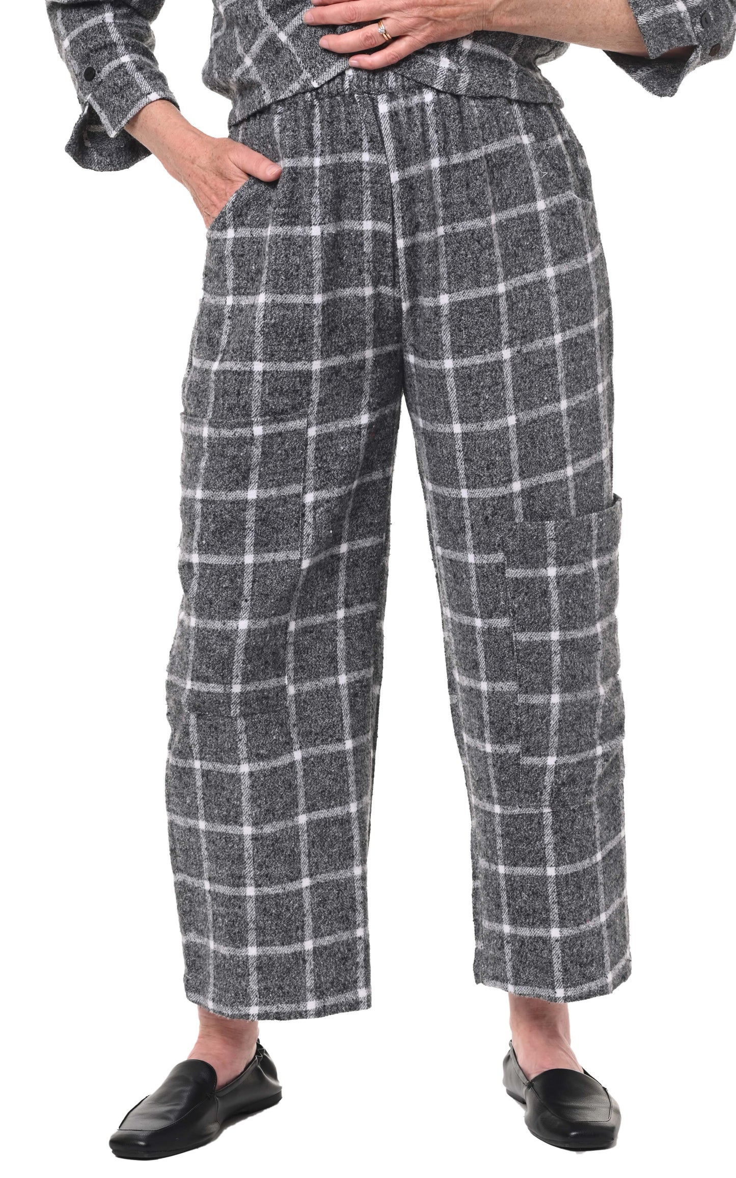 FINAL SALE CV1053 Roseanne Pant in Cambridge Boucle*