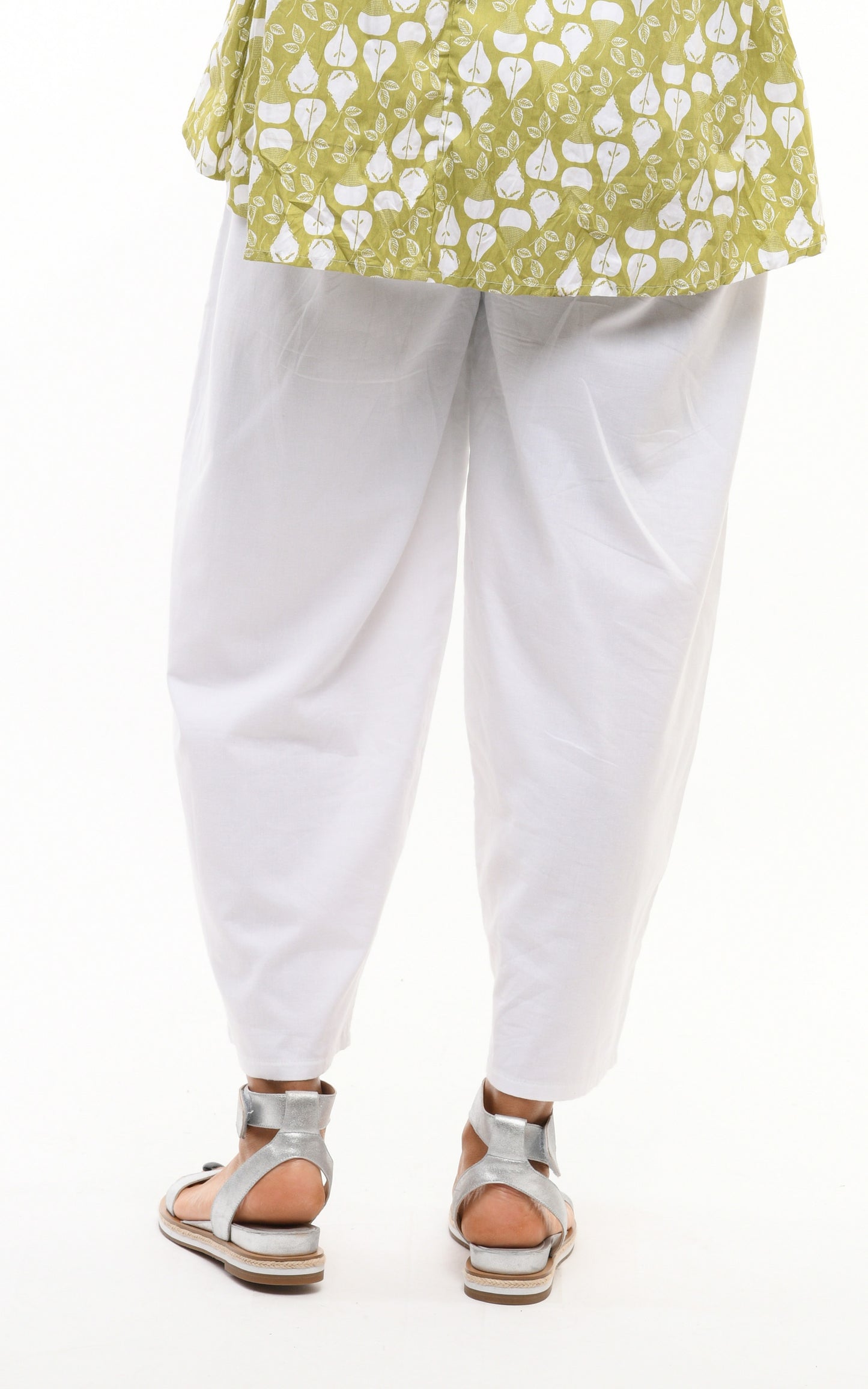 FINAL SALE CV143 Metro Pant in Solid White Cotton*