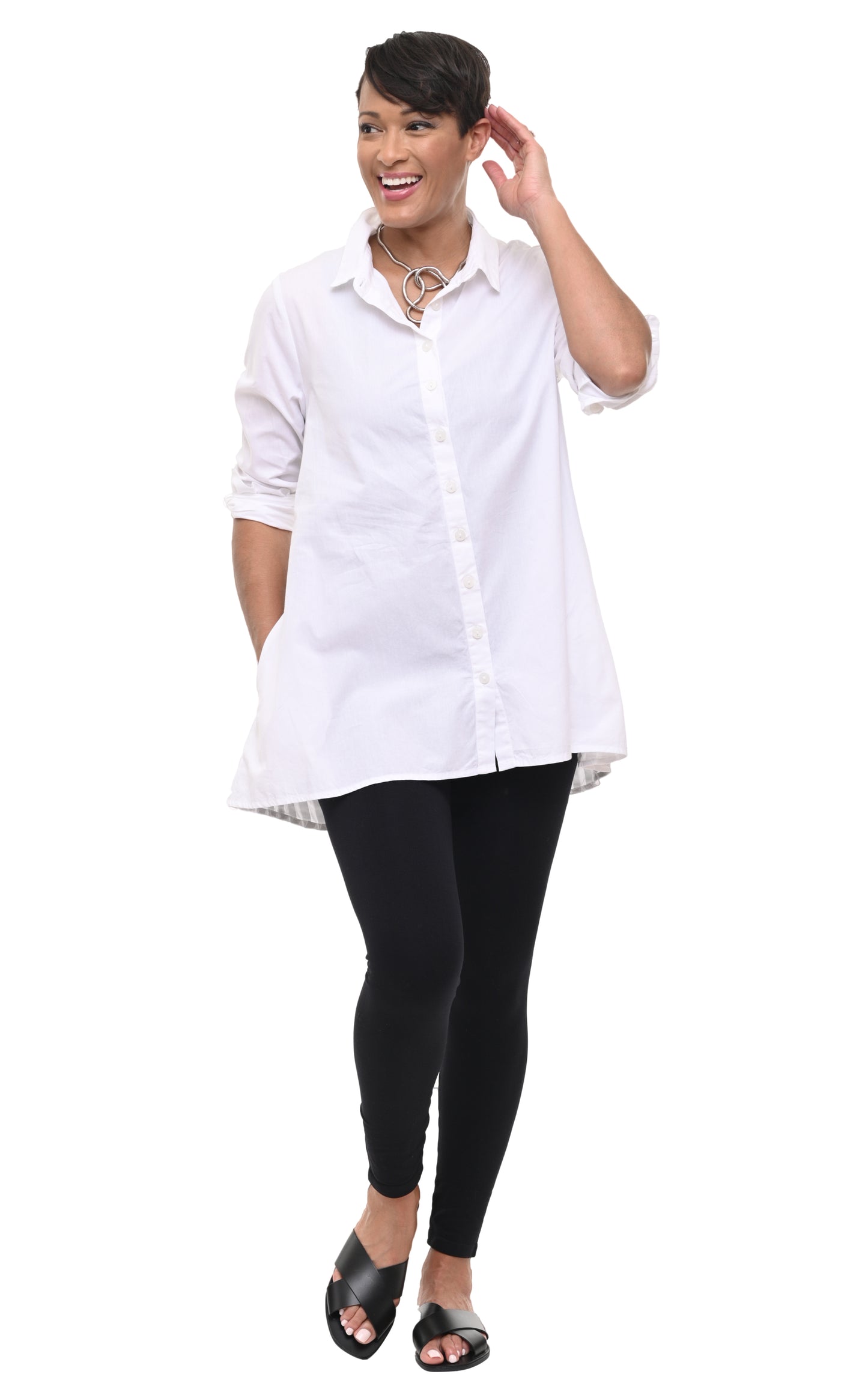 CV146 Remington Top in White*