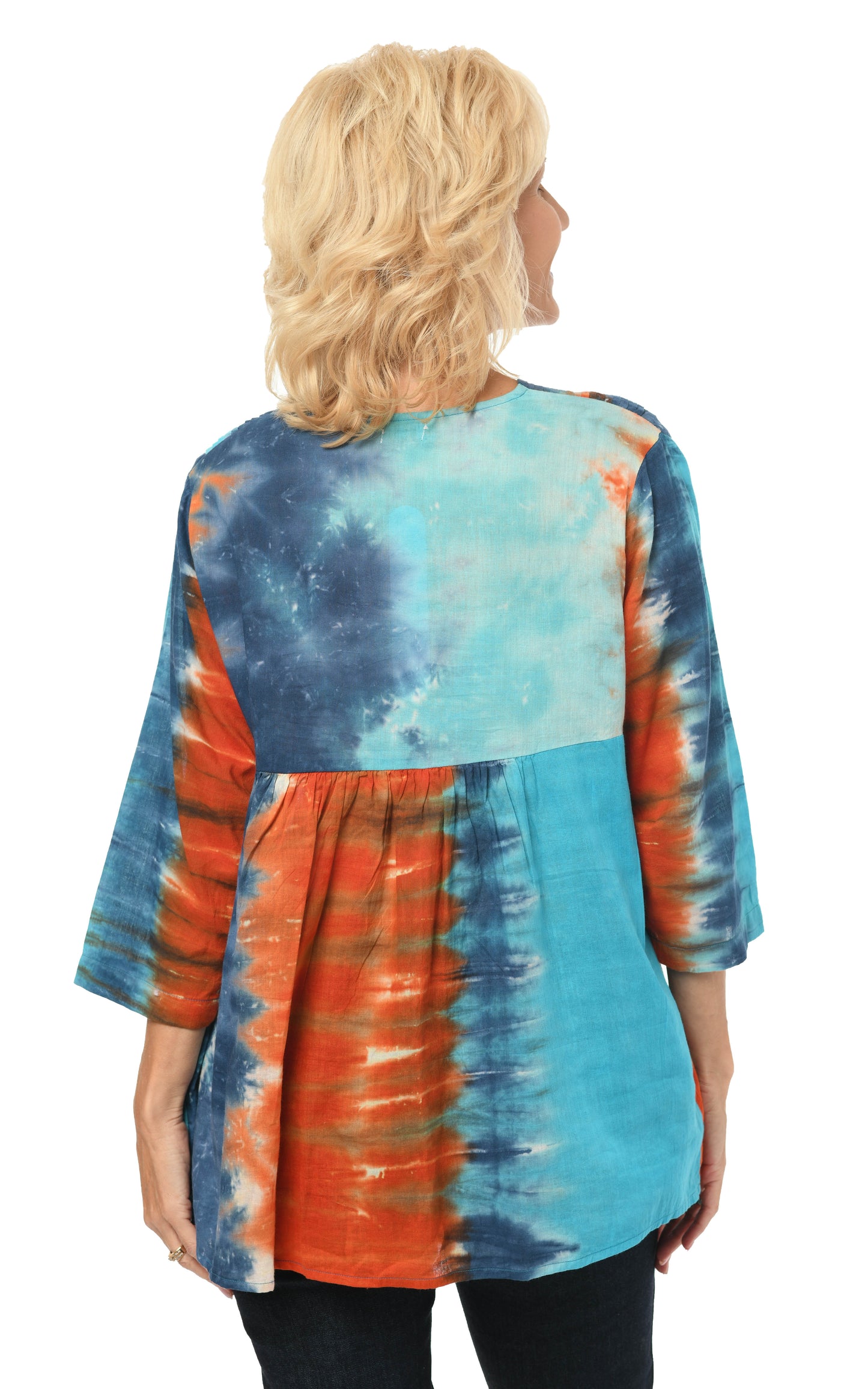 FINAL SALE CV181 Sunseeker Top in Capri Tie Dye*