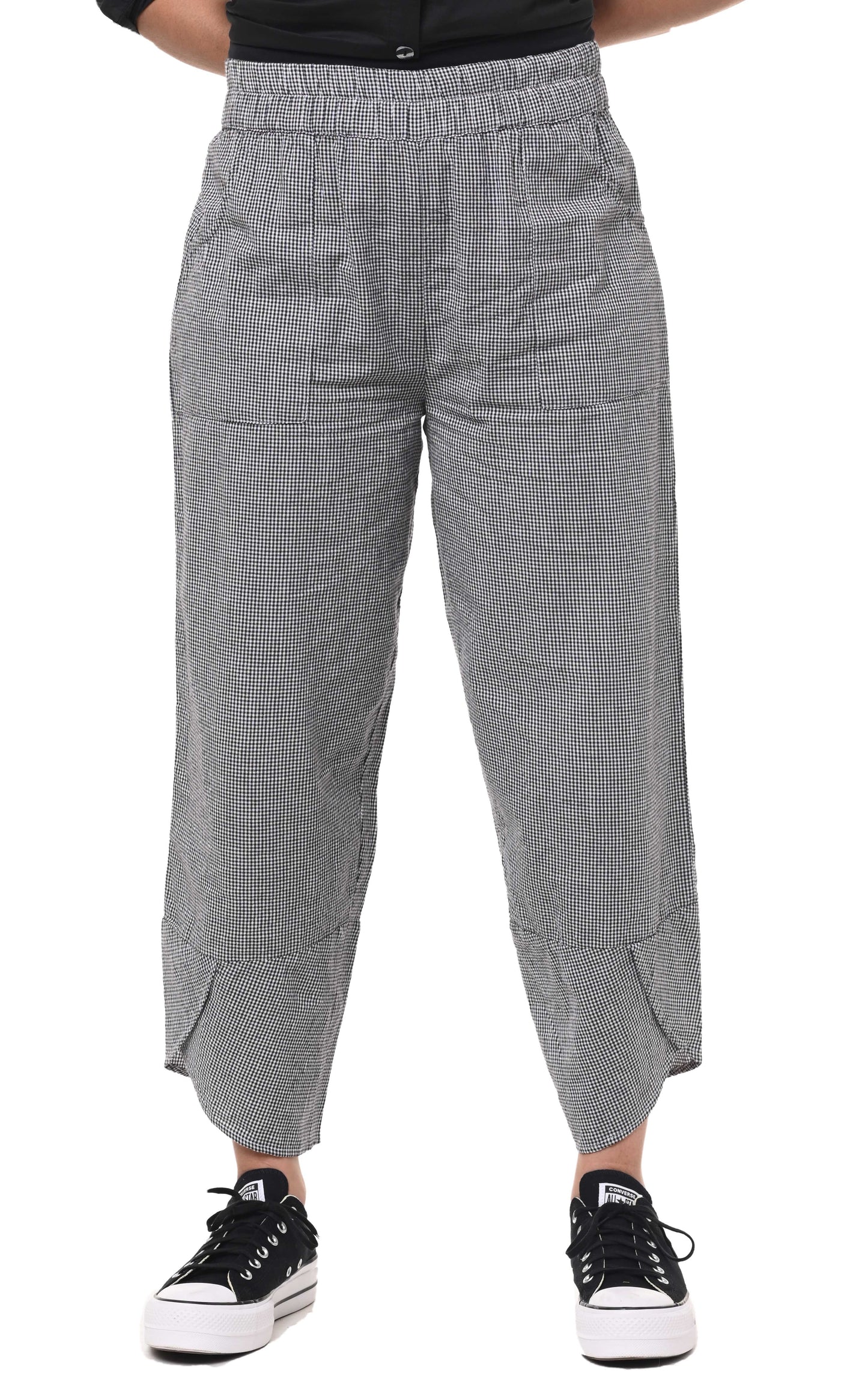 FINAL SALE CV323 Ariana Pant in Noir Check*