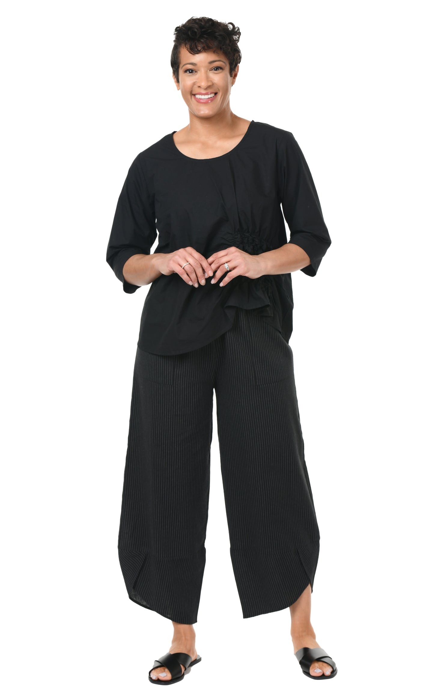 FINAL SALE CV323 Ariana Pant in Manchester Stripe*