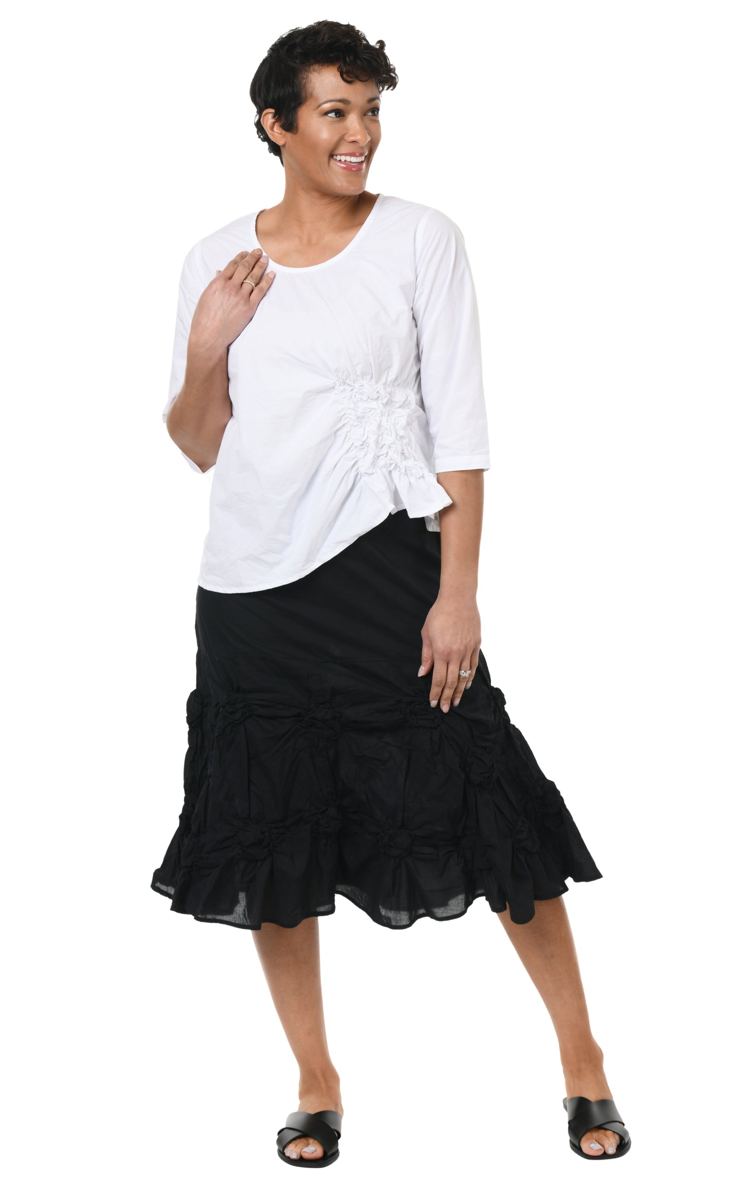 CV378 Millie Skirt in Black
