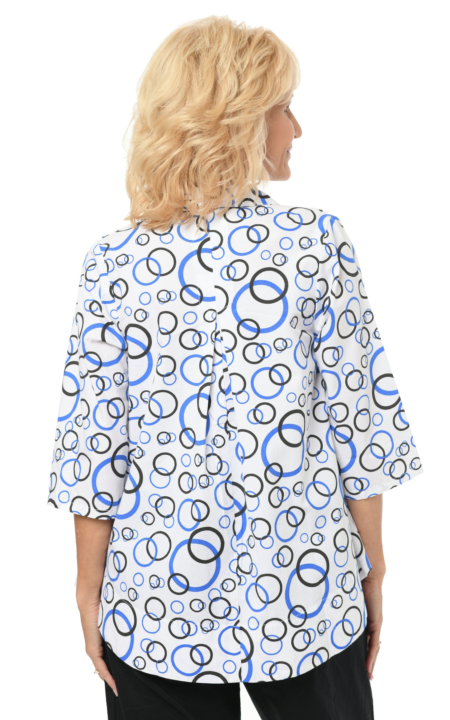 FINAL SALE CV855 Grayson Top in Blue Unity*