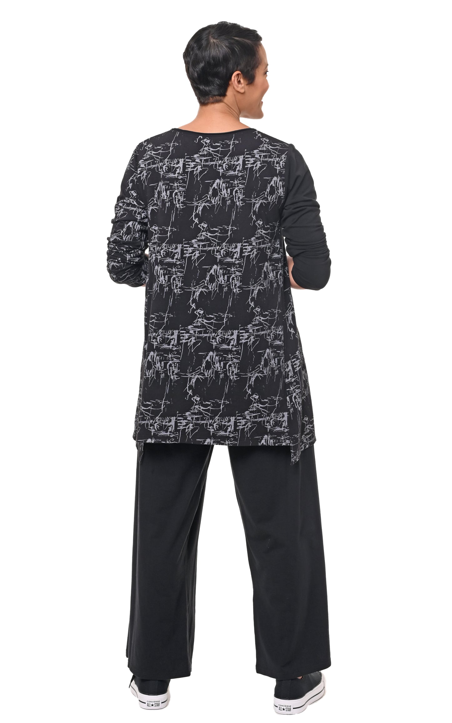 FINAL SALE L119 Jacynda in Black Etching*