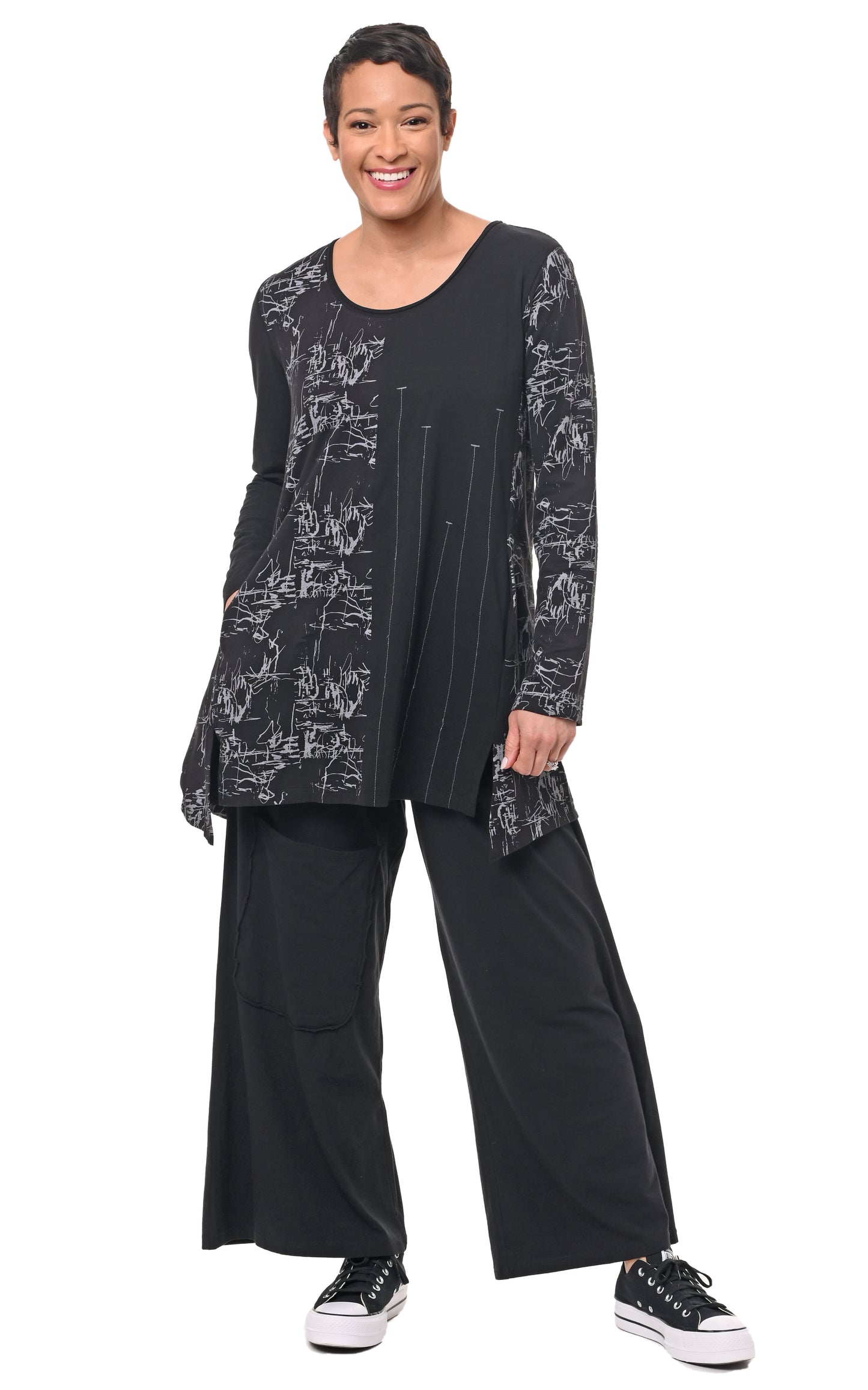 FINAL SALE L119 Jacynda in Black Etching*