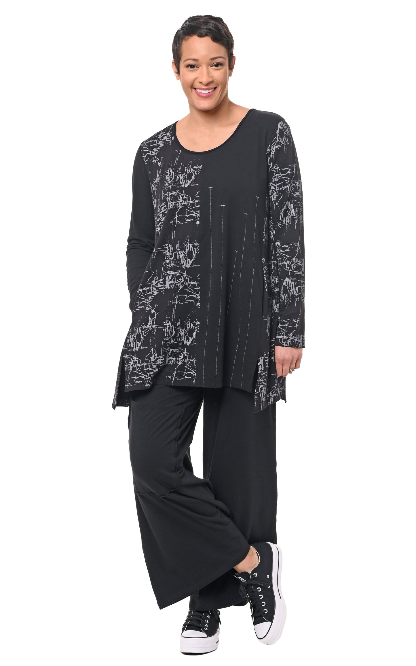 FINAL SALE L119 Jacynda in Black Etching*
