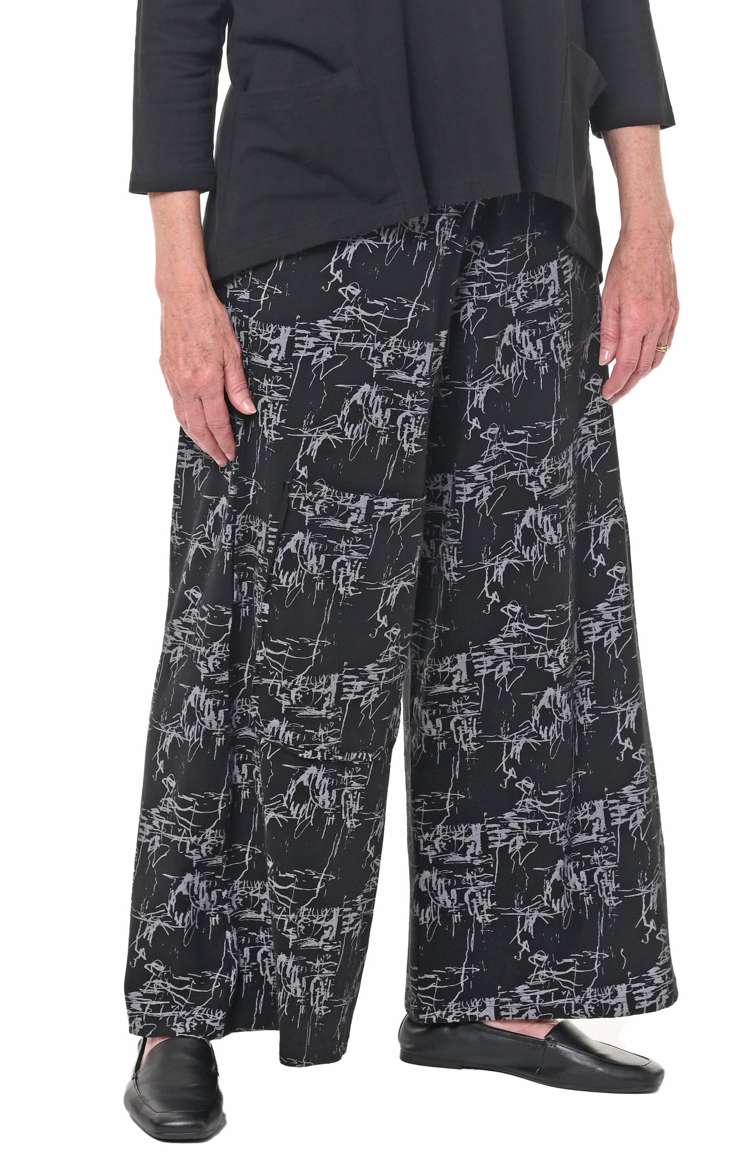 FINAL SALE L127 Ariella Pant in Black Etching*