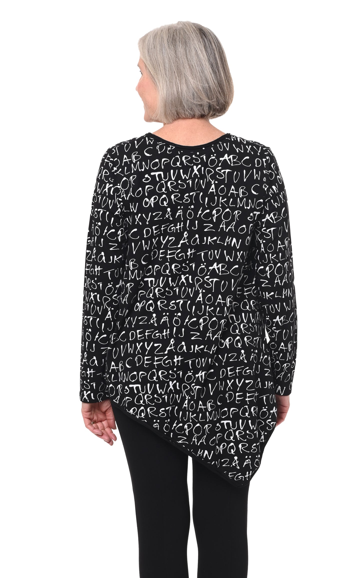 FINAL SALE L112 Kinsley in Black Alphabet*