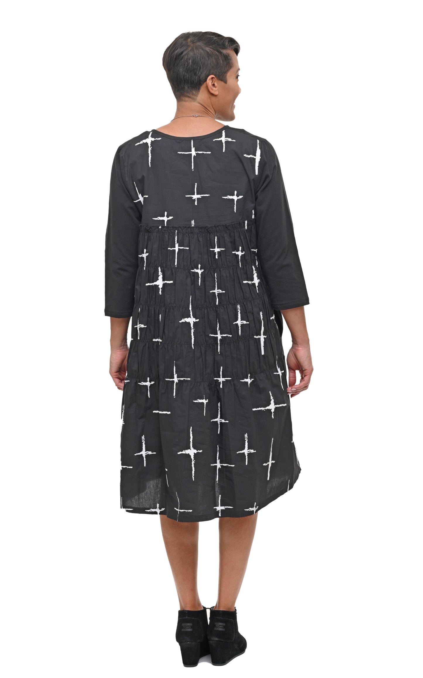 FINAL SALE SDC141 Tabbie in Black Galaxy*