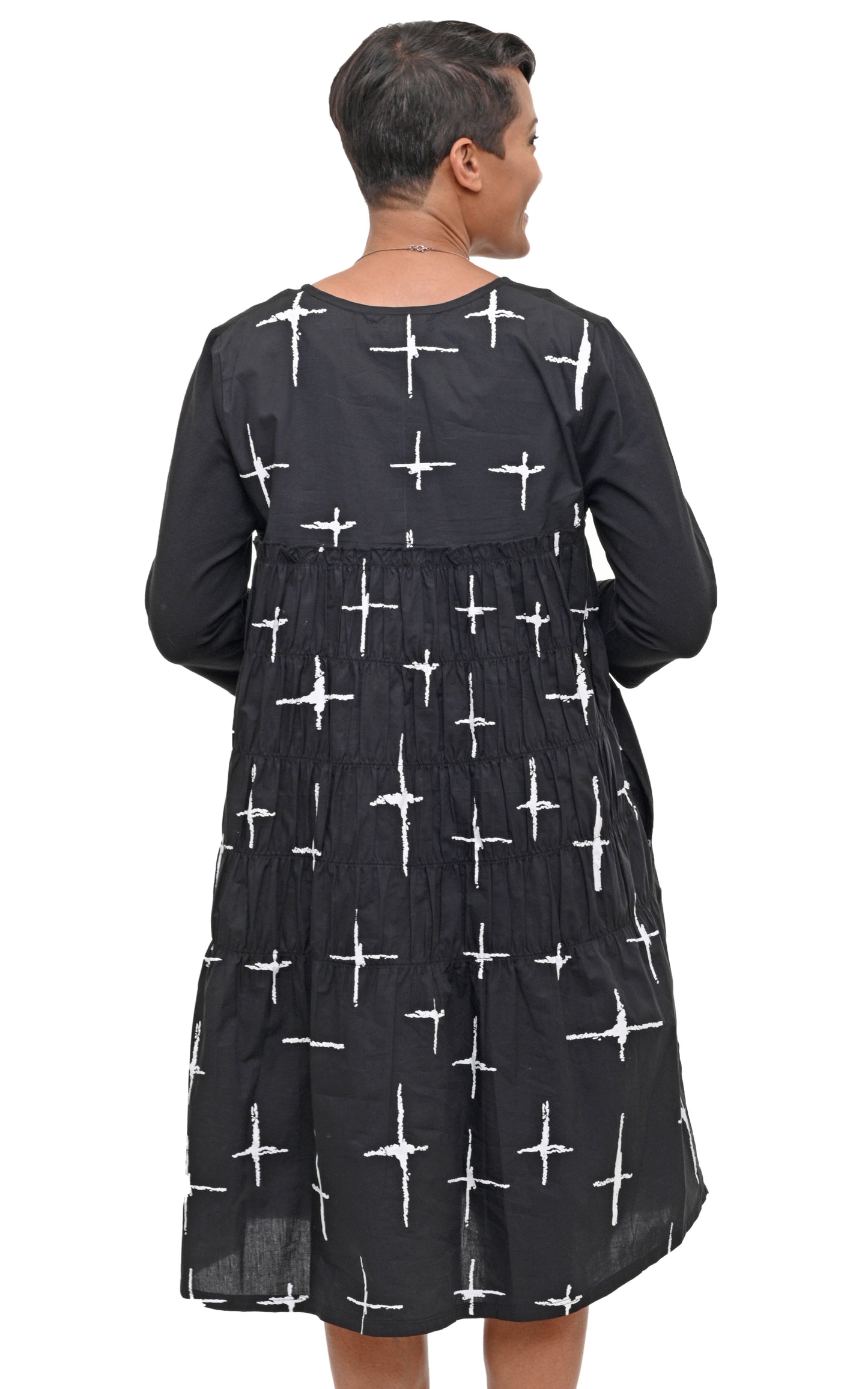 FINAL SALE SDC141 Tabbie in Black Galaxy*