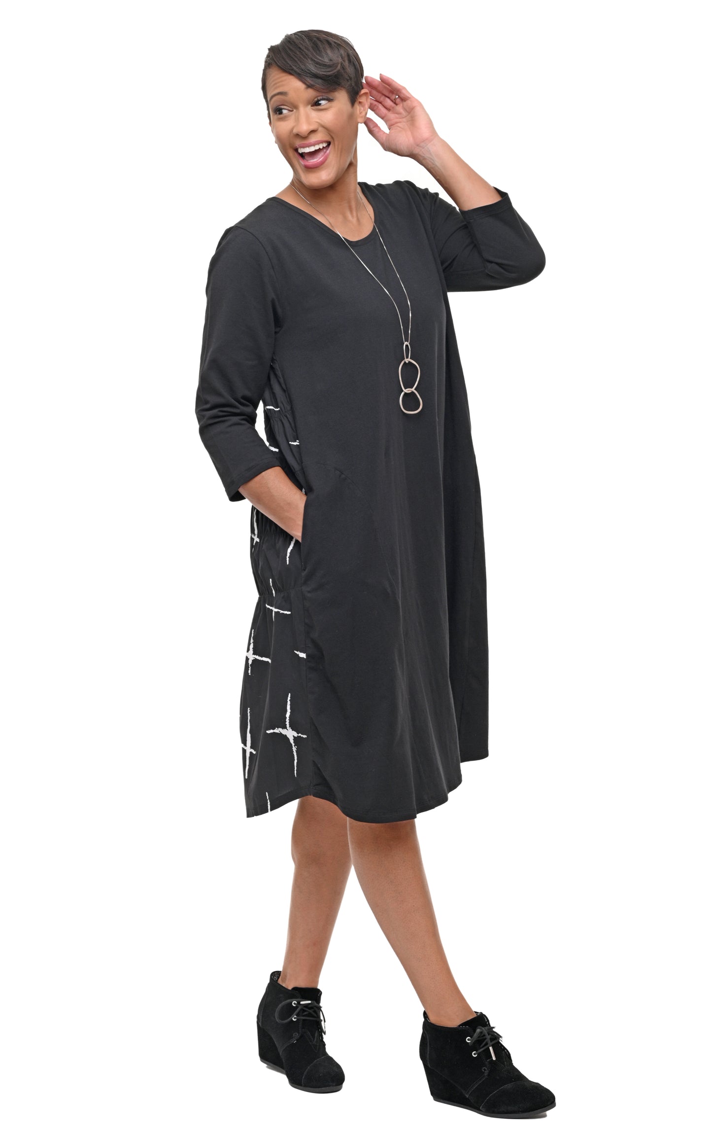 FINAL SALE SDC141 Tabbie in Black Galaxy*