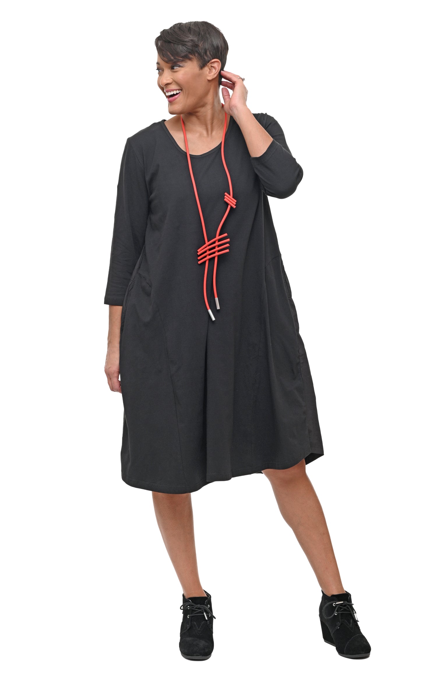 FINAL SALE SDC141 Tabbie in Black*